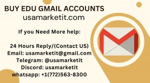 Buy Edu Gmail accounts in the USA for verified access. Instant delivery, secure, and trusted service from USAMARKETIT.