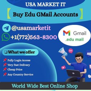 Buy Edu Gmail accounts in the USA for verified access. Instant delivery, secure, and trusted service from USAMARKETIT.