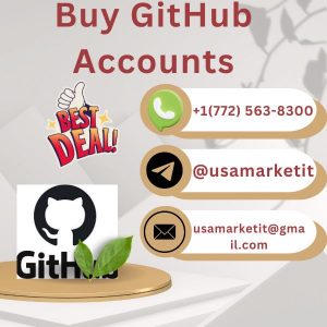 Buy GitHub accounts in the USA with full access and instant delivery. Reliable, secure accounts for developers and teams from USAMARKETIT.
