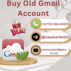 Buy Old Gmail Account in the USA with high trust scores. Instant access, fully verified, and secure service from USAMARKETIT.