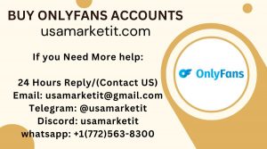 Buy OnlyFans Accounts in the USA with full access and fast delivery. Secure, reliable accounts for creators and users from USAMARKETIT.
