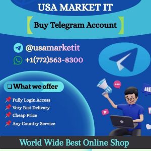 Buy Telegram Account in the USA with full access and instant delivery. Secure, reliable accounts for messaging and automation from USAMARKETIT.