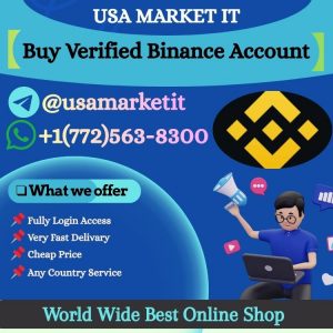 Buy Verified Binance Account in the USA for secure crypto trading. Fast delivery, fully verified, and reliable service from USAMARKETIT.