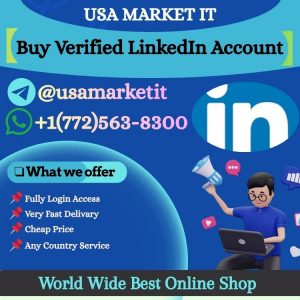Buy verified LinkedIn Account in the USA with full access and fast delivery. Build credibility, network faster, and grow professionally with USAMARKETIT.
