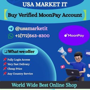 Buy Verified MoonPay Account in the USA with full access and fast delivery. Secure payments, trusted service, and reliable support at USAMARKETIT.