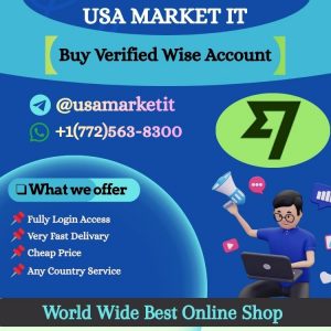 Buy Verified Wise Account in the USA for secure money transfers. Fast delivery, fully verified, and trusted service from USAMARKETIT