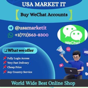 Buy WeChat Accounts in the USA with full access and fast delivery. Secure, reliable accounts for communication and business at USAMARKETIT