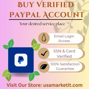 Buy Verified PayPal Account in the USA with full access and secure transactions. Fast delivery and trusted service from USAMARKETIT.